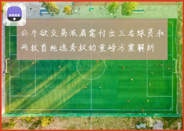 公牛欲交易浓眉需付出三名球员和两枚首轮选秀权的重磅方案解析